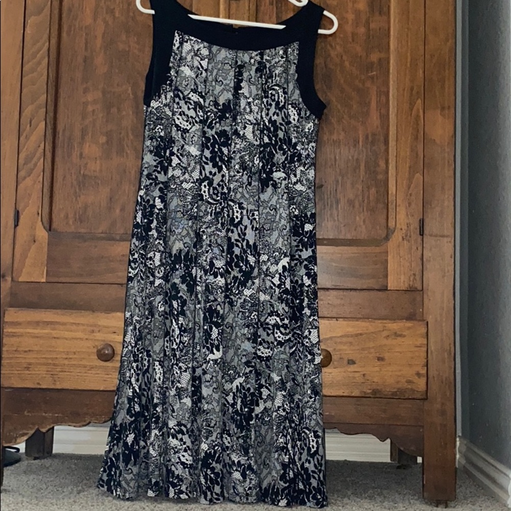 Glamour black and white Dress